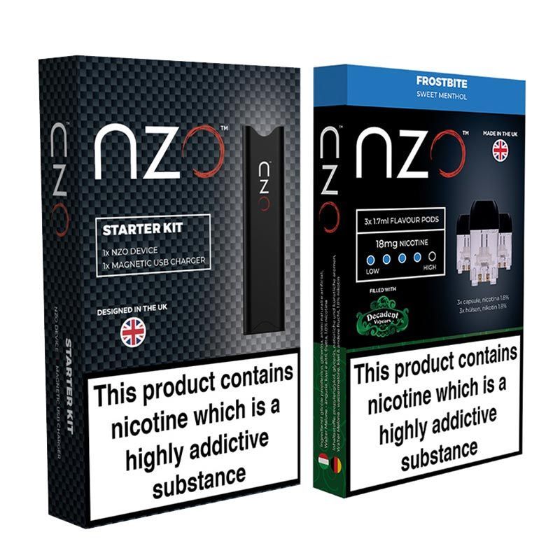 nzo Closed Pod System Starter Kit with 3x Prefilled Pods