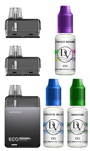 Vaporesso Eco Nano - Breathe Easy Bundle - DV Original - E-Liquid